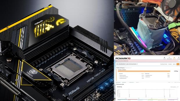 ASRock's X870E Taichi OCF motherboard and Ryzen 9 9950X3D set a new CPU world record
