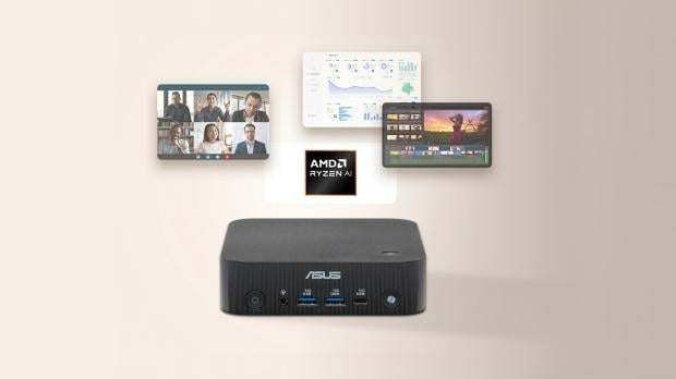 ASUS's compact PN55 Mini PC features Ryzen AI 400 Series processors with up to Radeon 890M graphics