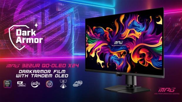 MSI launches two new QD-OLED 4K 240Hz 31.5-inch gaming monitors with 4th Gen Samsung panels