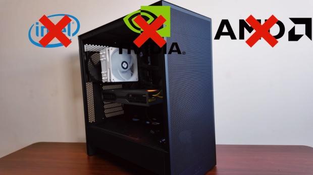 This Gaming PC doesn't include any Intel, AMD, or NVIDIA hardware