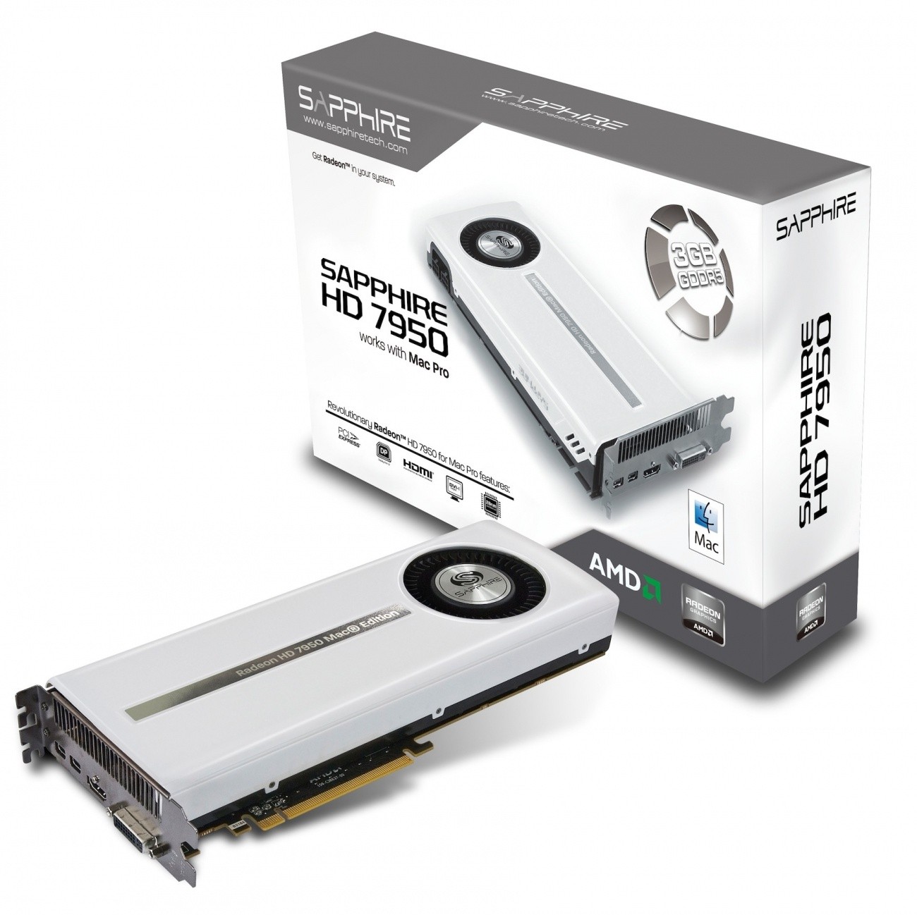 Sapphire Releases The Hd 7950 Mac Edition High End Graphics For Apple S Mac Pro Desktops Tweaktown