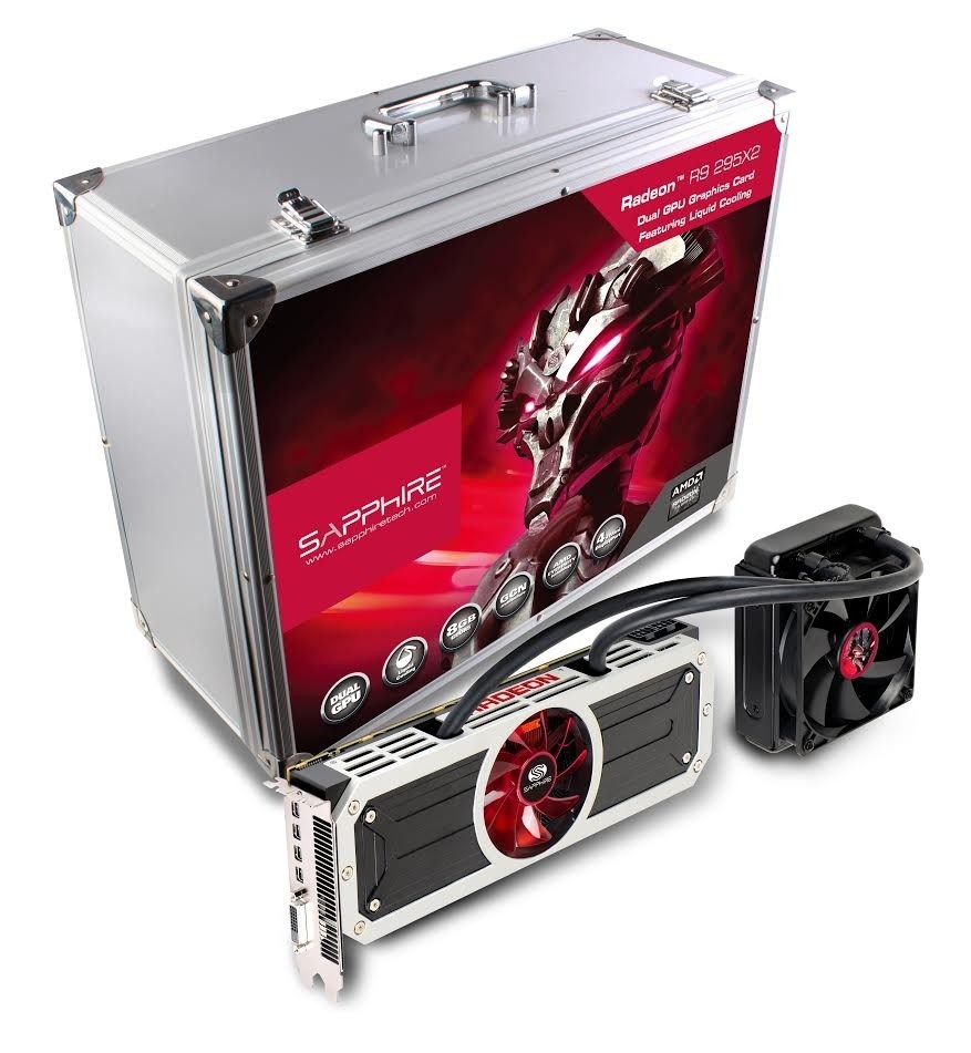 Sapphire Launches The R9 295x2 R9 295x2 Oc Limited Edition Gpus Tweaktown
