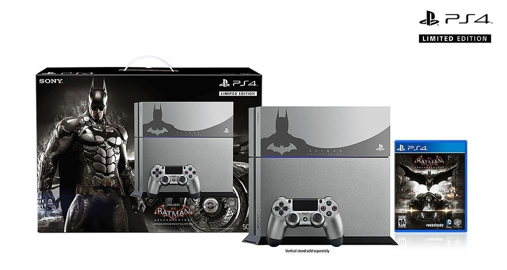 Sony Unveils Limited Edition Batman Arkham Knight Ps4 Console Tweaktown
