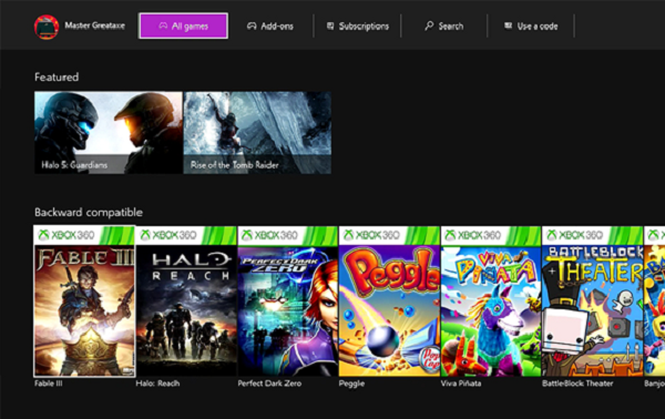 xbox one game store