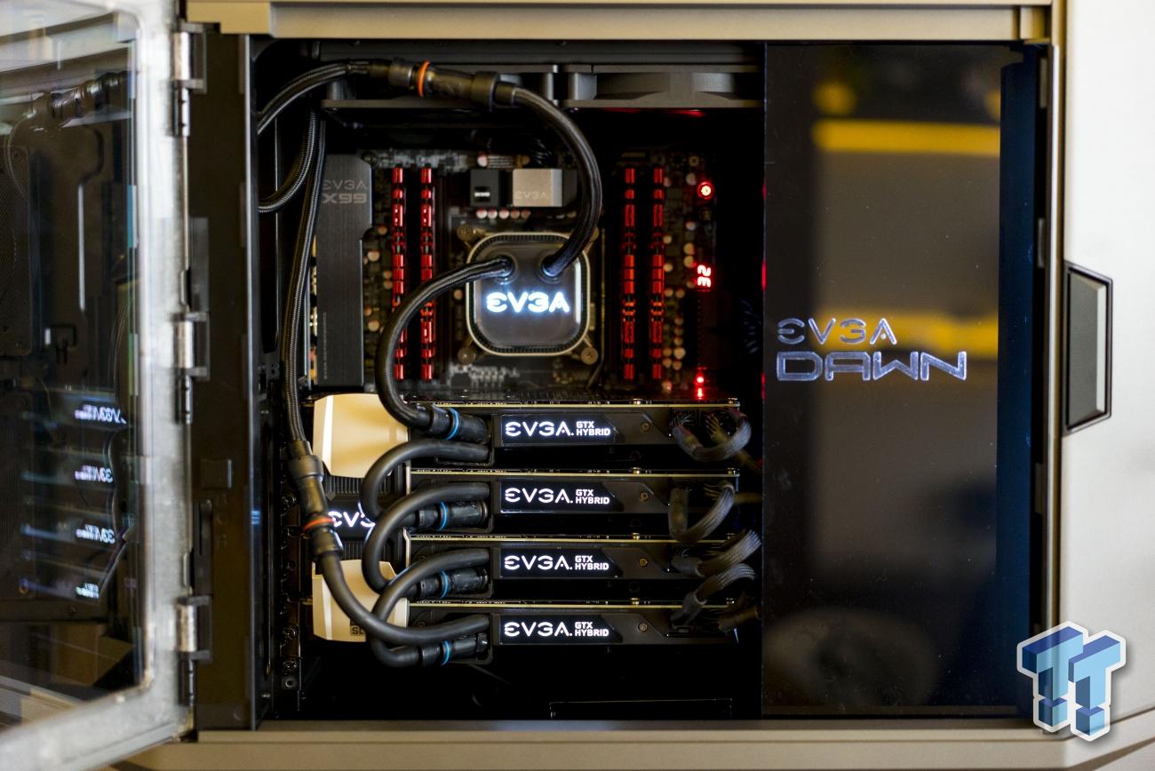 Evga S Huge Dg 87 Pc Crams 4 X Watercooled Gtx 980 Ti Cards And More Tweaktown