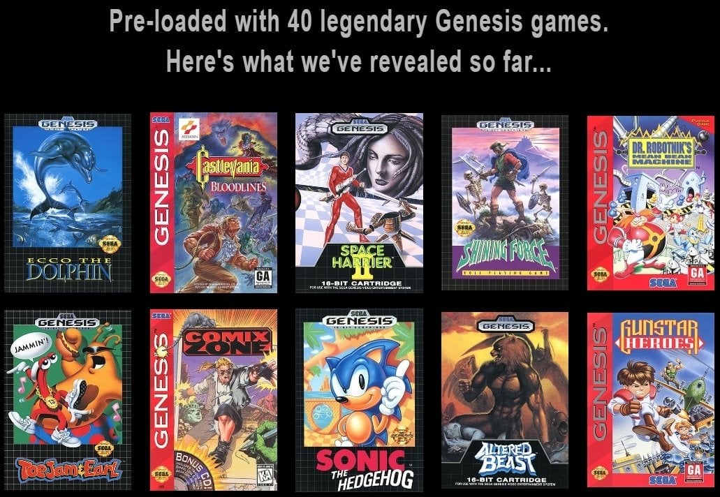 mega drive games