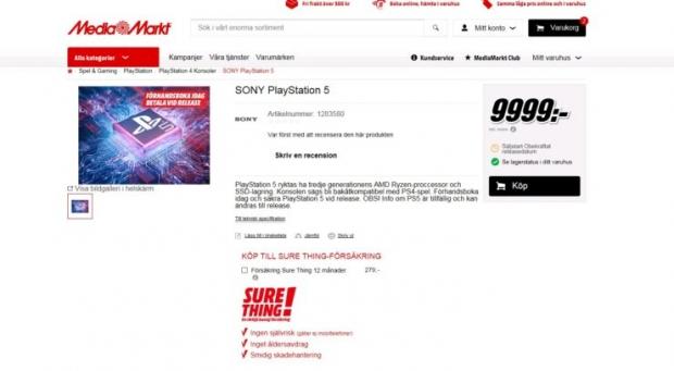 Playstation 5 Pre Orders Go Live In Sweden For 1050 Tweaktown