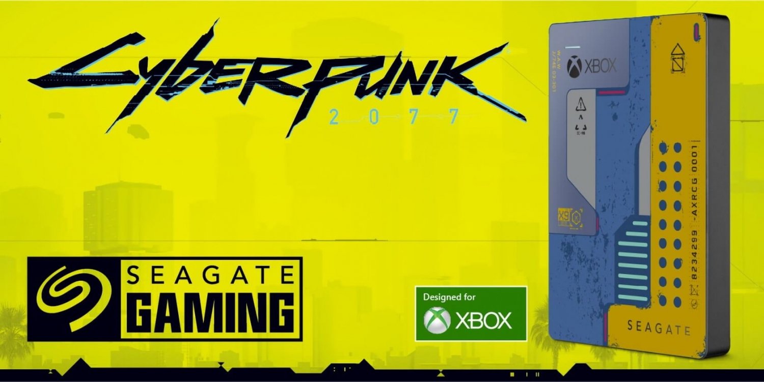 Seagate Unveils Cyberpunk 2077 Themed Xbox Game Drive Storage Tweaktown